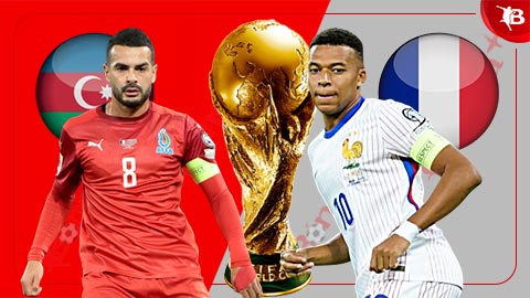 Nhận định bóng đá Azerbaijan vs Pháp, 00h00 ngày 17/11: Kỷ lục chào Mbappe